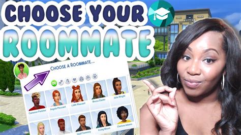 Discover University 1. . Choose your roommate mod sims 4